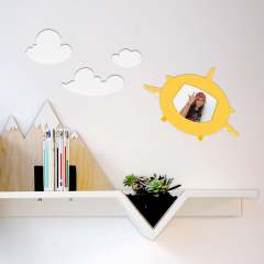 Sarı Uçak Fotoğraf Çerçevesi