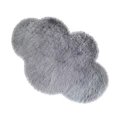 Gri Bulut Peluş Halı