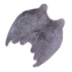 Gri Yarasa Peluş Halı