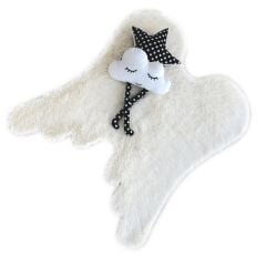 Krem Melek Peluş Halı