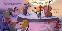 The Town Mouse and the Country Mouse (Little Board Books)