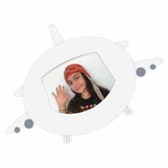 Beyaz Uçak Fotoğraf Çerçevesi