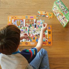 Look & Find Puzzle: Museum - 36 Parçalı Yapboz ve Gözlem Oyunu