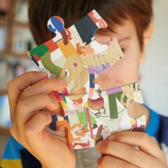 Look & Find Puzzle: Museum - 36 Parçalı Yapboz ve Gözlem Oyunu