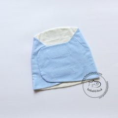 Mavi - Puantiyeli Yarım Kundak