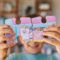 Outdoor Fun: Peppa Pig 3 in 1 Puzzle (12 - 16 - 24 Parça Yapboz)
