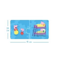Zıt Kavramlar İkili Puzzle: Peppa Pig Zıt Kavramları Öğreniyorum 10'lu Yapboz Seti
