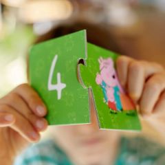 Sayılar İkili Puzzle: Peppa Pig ile Sayıları Öğreniyorum 10'lu Yapboz Seti