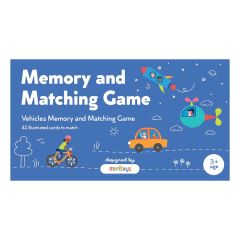 Memory and Matching Game: Vehicles - 42 Kartlı Araçlar Hafıza ve Eşleştirme Oyunu