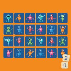 Speedy Robots - Sayma ve Eşleştirme Oyunu