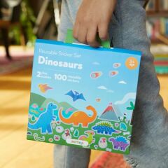 Reusable Sticker Set: Dinosaurs - Tak Çıkar Çıkartma Oyunu