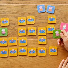 Memory Card Game - Peppa Pig ile 28 Kartlı Hafıza ve Eşleştirme Oyunu