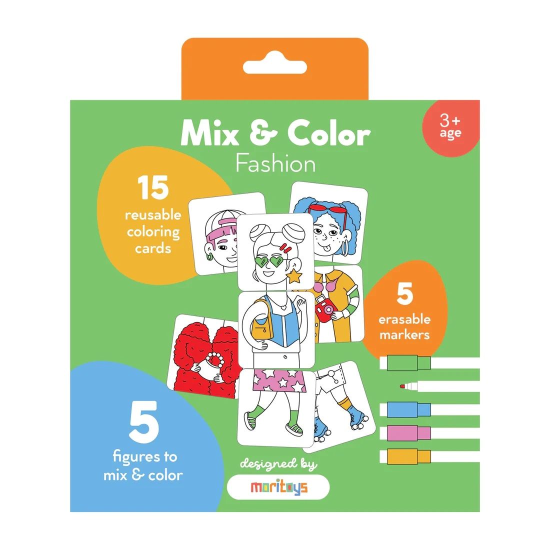 Mix & Color: Fashion - Karıştır Renklendir Moda Puzzle