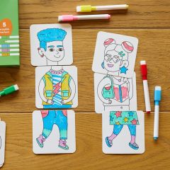 Mix & Color: Fashion - Karıştır Renklendir Moda Puzzle