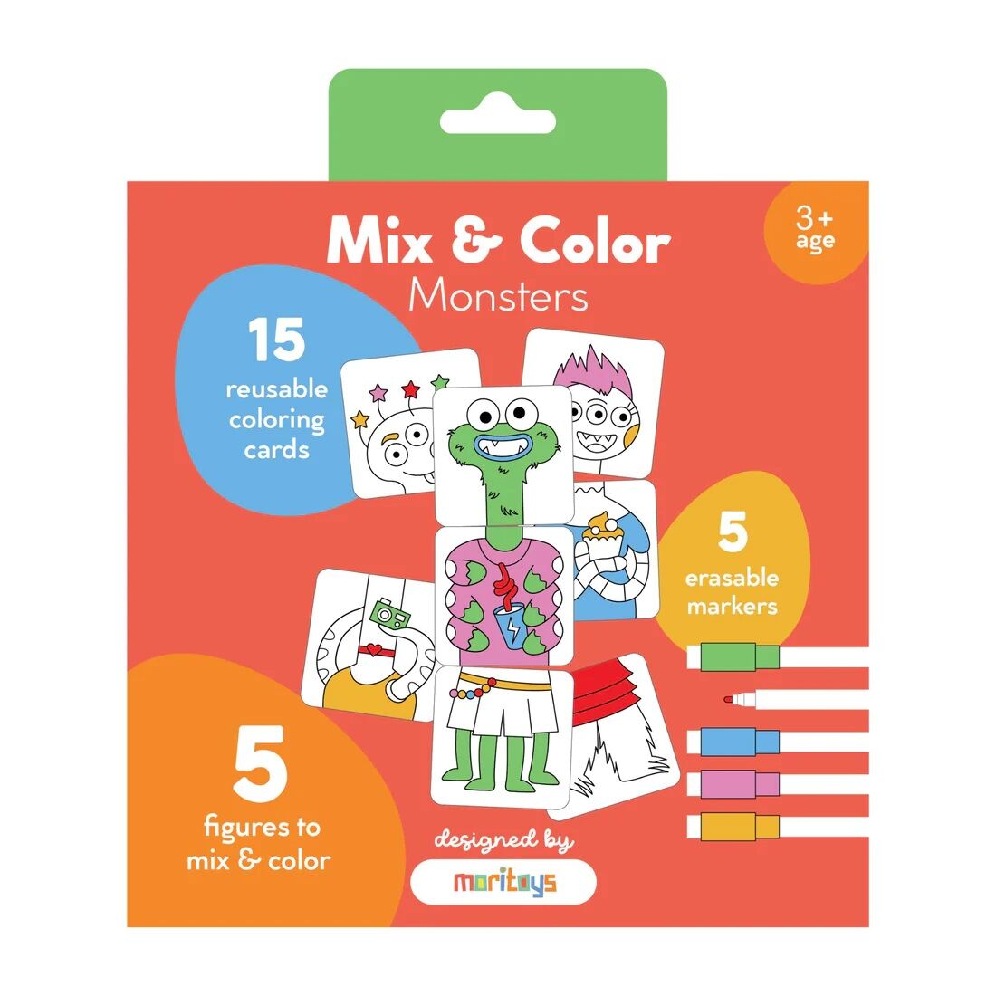 Mix & Color: Monsters - Karıştır Renklendir Canavarlar Puzzle