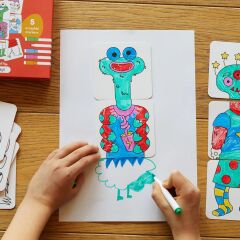 Mix & Color: Monsters - Karıştır Renklendir Canavarlar Puzzle