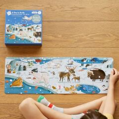 A Day in Arctic: 6 in 1 Puzzle (2-3-4-6-8-33 Parça Yapboz) ile Kuzey Kutbunu Keşfet