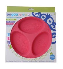 Silikon Bölmeli Tabak - Pembe