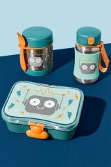 Spark Style Paslanmaz Çelik Mama Saklama ve Taşıma Termosu - Robot