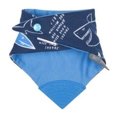 Diş Kaşıyıcılı Fular Önlük - Joules Sharks