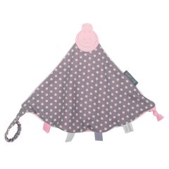 Diş Kaşıyıcılı Uyku Arkadaşı Polka Dot Pink