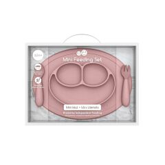 EZPZ Mini Mat Feeding Set Blush
