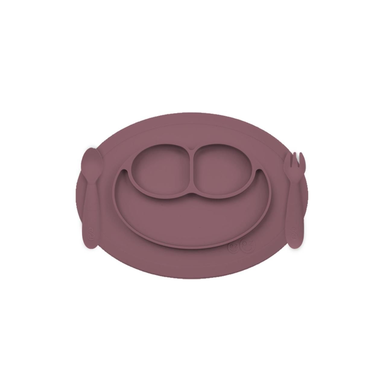EZPZ Mini Mat Feeding Set Mauve