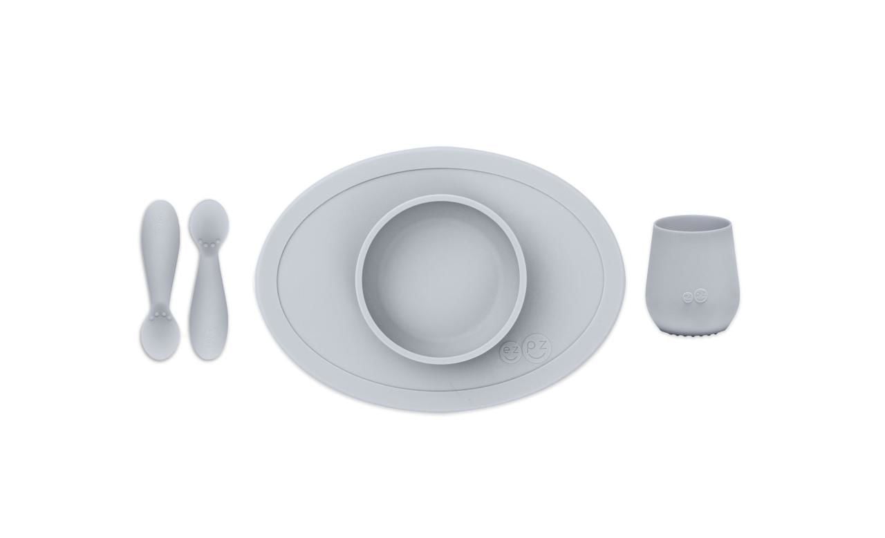 Ezpz First Food Set Açık Gri