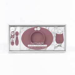 Ezpz First Food Set Mauve