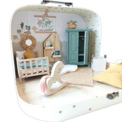 Travel Doll House - Çocuk Odası Bej