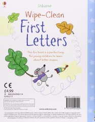 Wipe Clean First Letters