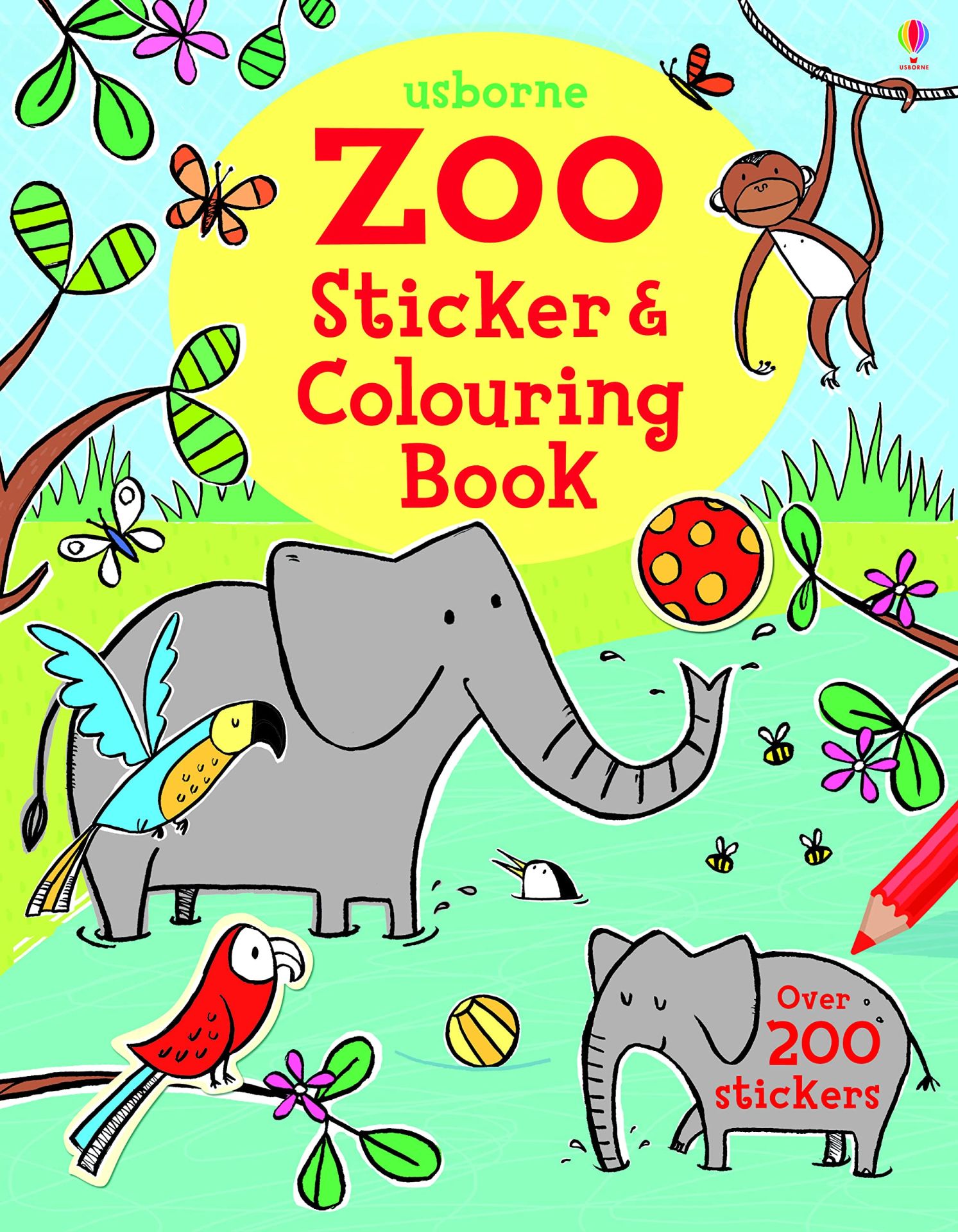 Zoo Sticker & Colouring Book