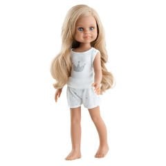 Simona Amiga Pijamalı Oyuncak Bebek 32 Cm