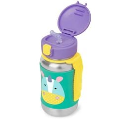 Zoo Pipetli  Paslanmaz Çelik Suluk - Unicorn