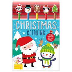 Christmas Colouring (Eraser Pencil Toppers)