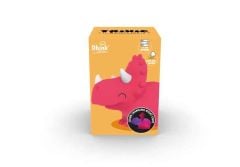 Dhink Silikon Gece Lambası Triceratops Pembe