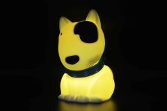 Dhink Silikon Gece Lambası Köpek Bob Beyaz