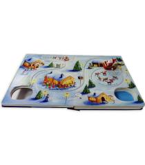 Santa's Christmas Journey with Wind-Up Sleigh