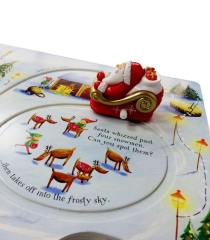 Santa's Christmas Journey with Wind-Up Sleigh