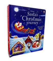 Santa's Christmas Journey with Wind-Up Sleigh
