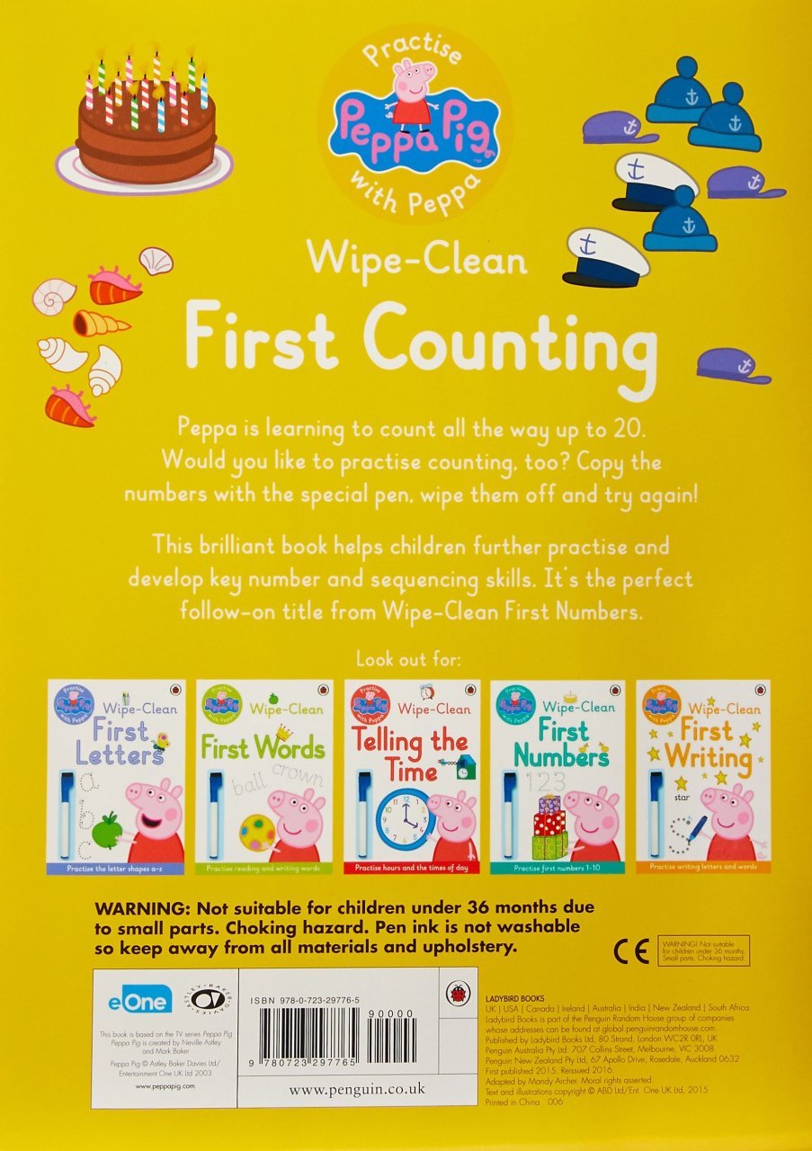 Peppa Pig: Practise with Peppa: Wipe-Clean First Counting