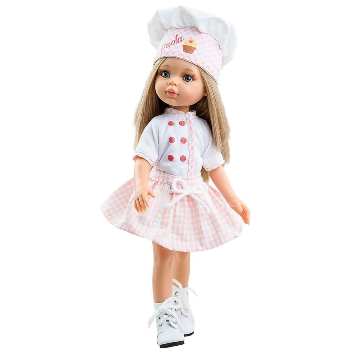 Pastacı Carla Oyuncak Bebek 32 Cm
