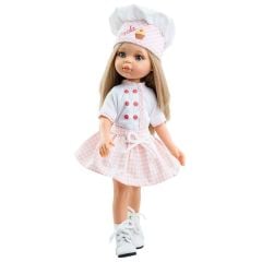 Pastacı Carla Oyuncak Bebek 32 Cm