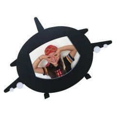 Siyah Uçak Fotoğraf Çerçevesi