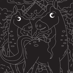 Scratch and Colour Unicorns