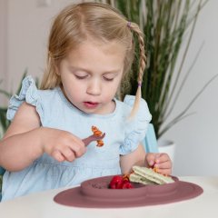 EZPZ Happy Mini Mat Mauve