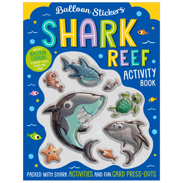 Balloon Stickers Shark Reef Activity Book