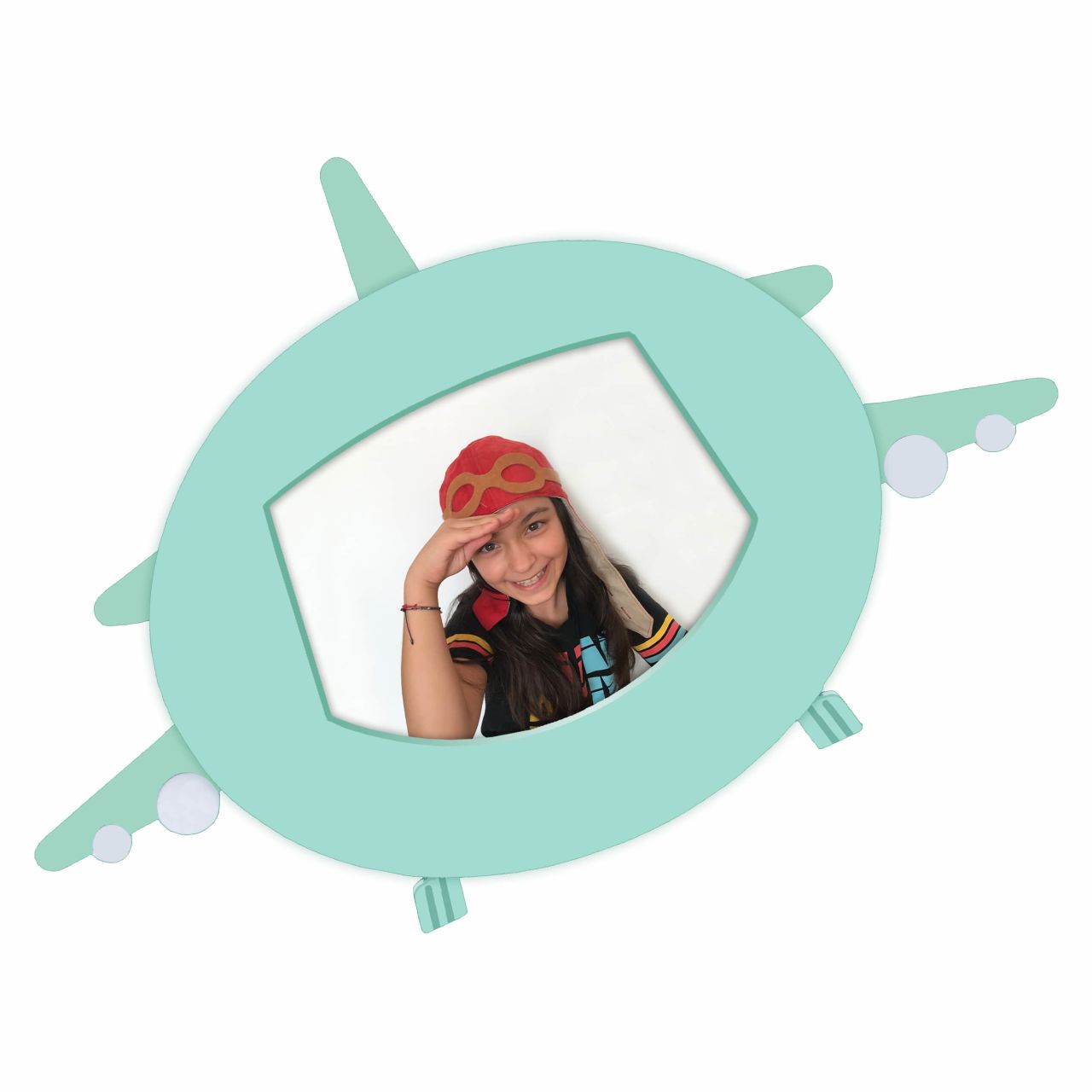 Mint Uçak Fotoğraf Çerçevesi